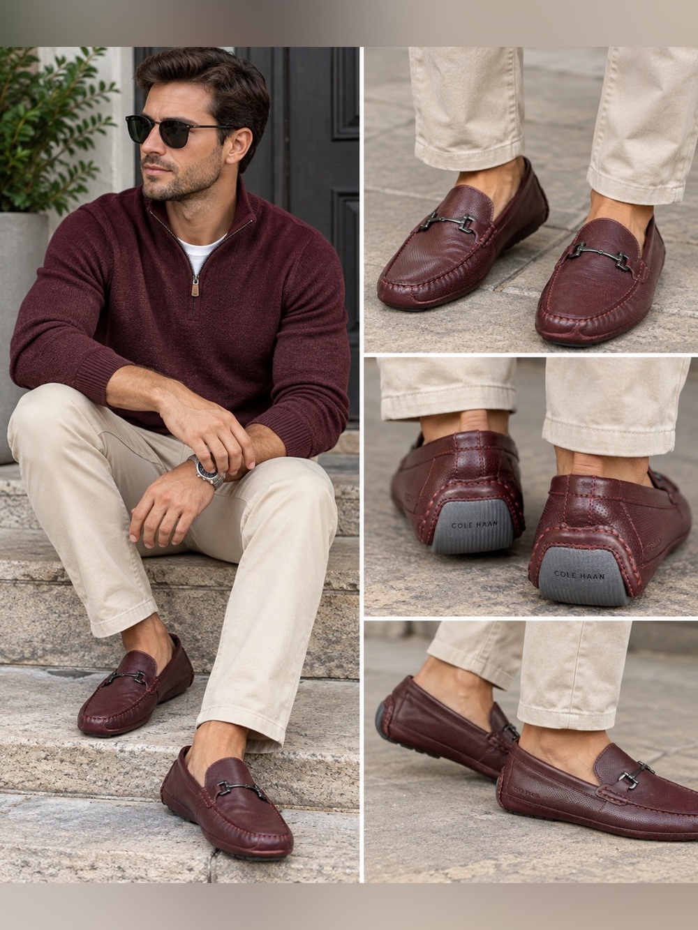 Cole Haan Wyatt Leather Bit Drivers
Men's 13M